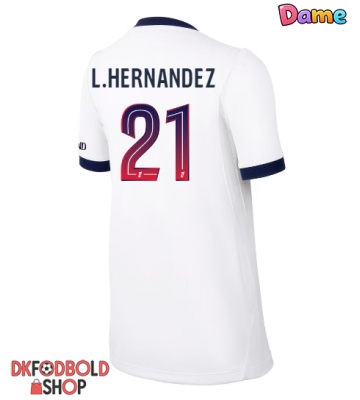 Paris Saint-Germain Lucas Hernandez #21 Udebanetrøje Dame 2026-27 Kort ærmer